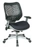 Picture of Pack Of 3, Self Adjusting Raven Back and Raven Mesh Seat Manager’s Chair.