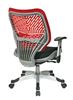 Picture of Pack Of 3, Self Adjusting Back and Raven Mesh Seat Manager’s Chair.