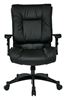 Picture of Pack Of 3, Black Bonded Leather Conference Chair with Cantilever Arms.