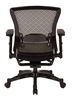 Picture of Pack Of 3, Back Chair with Memory Foam Bonded Leather Seat. 
