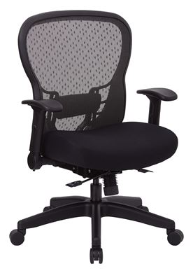 Picture of Pack Of 3, Back Chair with Memory Foam Mesh Seat, Height Adjustable Flip Arms.