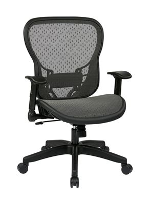 Picture of Pack Of 3, Mesh Grid Seat and Back Chair with Height Adjustable Flip Arms.