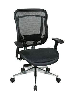 Picture of Pack Of 3, Mesh Seat and Back Executive Chair with Adjustable Arms.