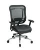Picture of Pack Of 3, Breathable Mesh Back and Leather Seat Executive Chair.