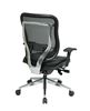 Picture of Pack Of 3, Breathable Mesh Back and Leather Seat Executive Chair.