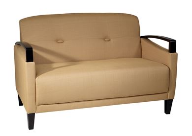 Picture of Pack Of 3, Loveseat with Finish Wood Accents.
