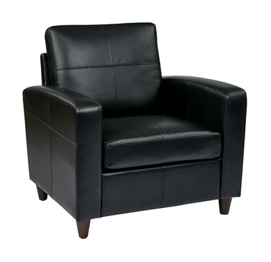 Picture of Pack Of 3, Bonded Leather Club Chair.