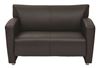 Picture of Pack Of 3, Lounge Loveseat with Silver Finish Legs.