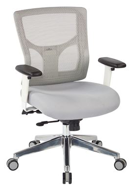 Picture of Pack Of 3, Mid Back Chairs with 2-Way Adjustable Arms.