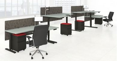 Picture of Pack of 4, 72W Powered Height Adjustable Table