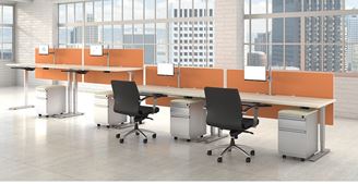 Picture of Pack of 4, 72W Powered Height Adjustable Table.