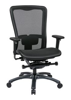 Picture of Pack Of 3, ProGrid® Mesh High Back Chair with 3-Way Adjustable Arms.