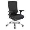 Picture of Pack Of 3, ProGrid® Mesh High Back Chairs with Fabric Seat.