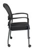 Picture of Pack Of 3, ProGrid® Mesh Back Visitor’s Chairs with Padded Fabric Seat.