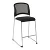 Picture of Pack Of 6, Tall Stacking Visitor’s Chairs with Breathable Mesh Back.