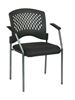 Picture of Pack Of 3, Ventilated Plastic Wrap Around Back Visitor’s Chairs.