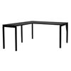 Picture of Pack Of 3, L-Desks 60”W x 66”D in Black or White Laminate Top.