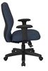 Picture of Pack Of 8, Mid Back 2-to-1 Synchro Tilt Ergonomic Chairs.