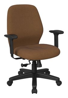 Picture of Pack Of 8,Mid Back 2-to-1 Synchro Tilt Ergonomic Chairs.