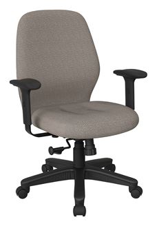 Picture of Pack Of 8,Mid Back 2-to-1 Synchro Tilt Ergonomic Chairs.