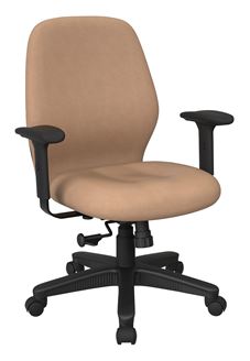 Picture of Pack Of 8,Mid Back 2-to-1 Synchro Tilt Ergonomic Chairs.