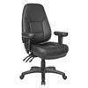Picture of Pack Of 3, Professional Dual Function Ergonomic High Back Dillon PU Chairs.