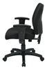 Picture of Pack Of 6, Deluxe Task Chairs with Ratchet Back Height Adjustment.