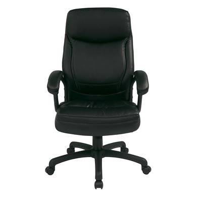 Picture of Pack Of 5, Executive High Back  Chairs with Color Match Stitching.