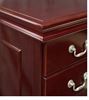 Picture of Traditional Veneer, Executive Desk, Kneespace Credenza Set with Lateral Storage