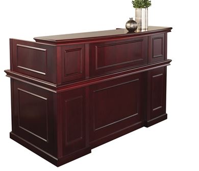 Picture of Traditional Veneer, 72W Straight Reception Desk
