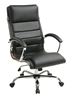 Picture of Pack Of 5, Executive Chairs with Padded Arms and Chrome Finish Base.