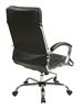 Picture of Pack Of 5, Executive Chairs with Padded Arms and Chrome Finish Base.