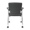 Picture of Pack Of 5, Low-Back Guest Chairs with Casters and PP Arms.