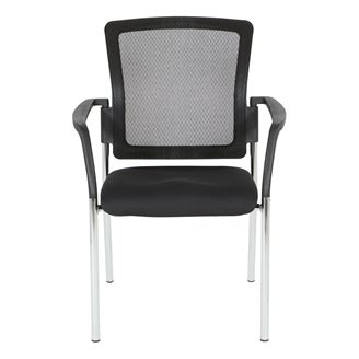 Picture of Pack of 5, Guest Chairs with Mesh Back and Padded Fabric Seat.