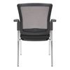 Picture of Pack of 5, Guest Chairs with Mesh Back and Padded Fabric Seat.