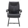 Picture of Pack Of 5, Mid-Back Visitor’s Chairs with Padded Arms and Black Base.