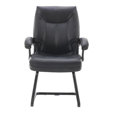 Picture of Pack Of 5, Mid-Back Visitor’s Chairs with Padded Arms and Black Base.