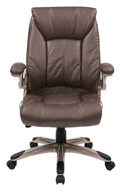 Picture of Pack Of 5, Mid back Manager’s Chair with Padded Flip Arms and Coated Base.