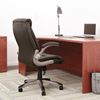 Picture of Pack Of 5, Mid back Manager’s Chair with Padded Flip Arms and Coated Base.