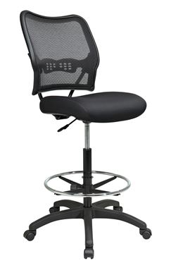 Picture of Pack of 5, Ergo Mesh Task Drafting Stool Chair