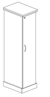 Picture of Set of Five, Executive Single Door Wardrobe
