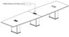 Picture of Executive 16' Boat Shape Conference Table, Power Modules