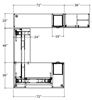 Picture of Traditional Executive Powered Height U Desk Station, Wardrobe