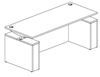 Picture of Set of Three, 72" Powered Height Desk