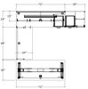 Picture of Executive 72" Powered Height U Desk, Overhead with Wardrobe 