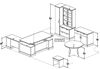 Picture of Executive Powered Desk Suite, Storage Suite, Conference Round Table