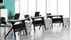 Picture of Pack of 3, 72W Flip Top Nesting Table with Mobile Pedestals