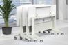 Picture of Set of 5,  72" Mobile Flip Nesting Table