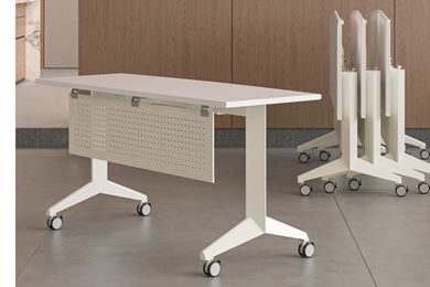 Picture of Set of 5, 48" Mobile Flip Nesting Table