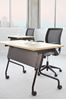 Picture of Pack of 4' Mobile Nesting Tables with Nesting Chairs